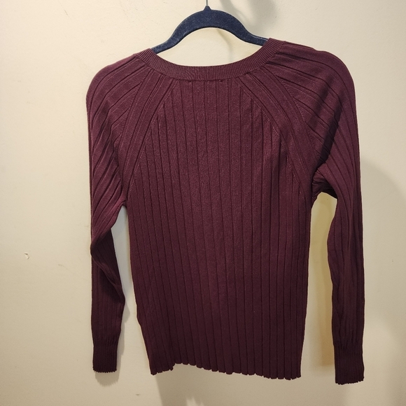 International Concept Burgundy crew neck sweater size XL - Picture 6 of 9